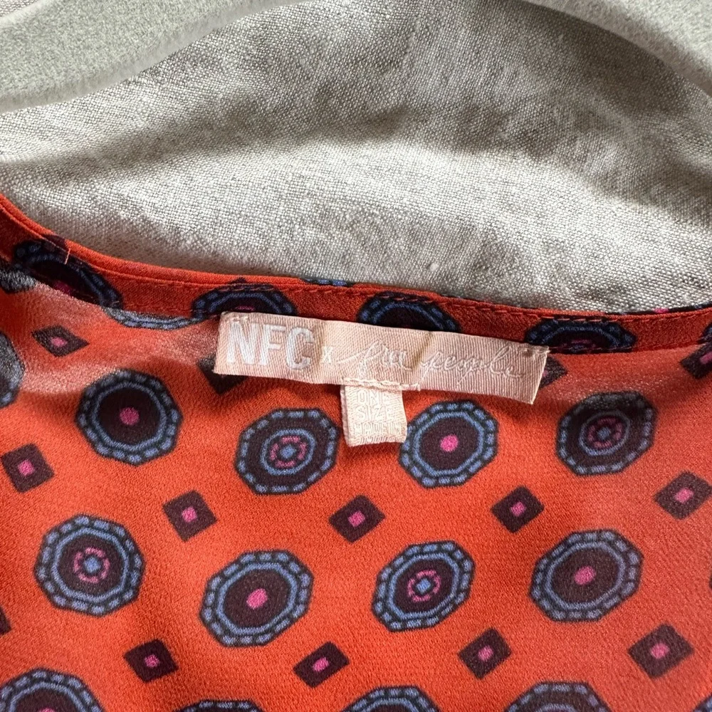 Free People Red and Blue Jacket Dress - Picture 7 of 7